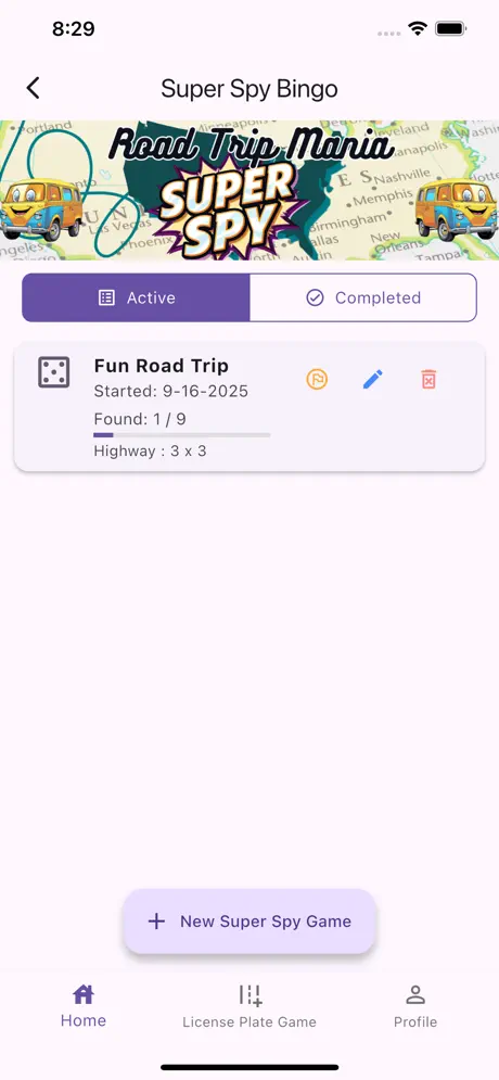 Shared Memory Timeline screen